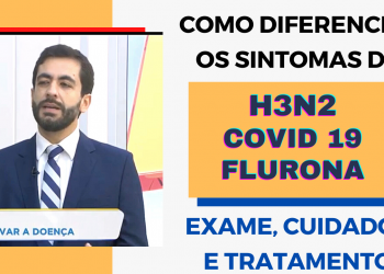 COVID FLURONA GRIPE H3N2 SINTOMAS EXAMES E TRATAMENTO