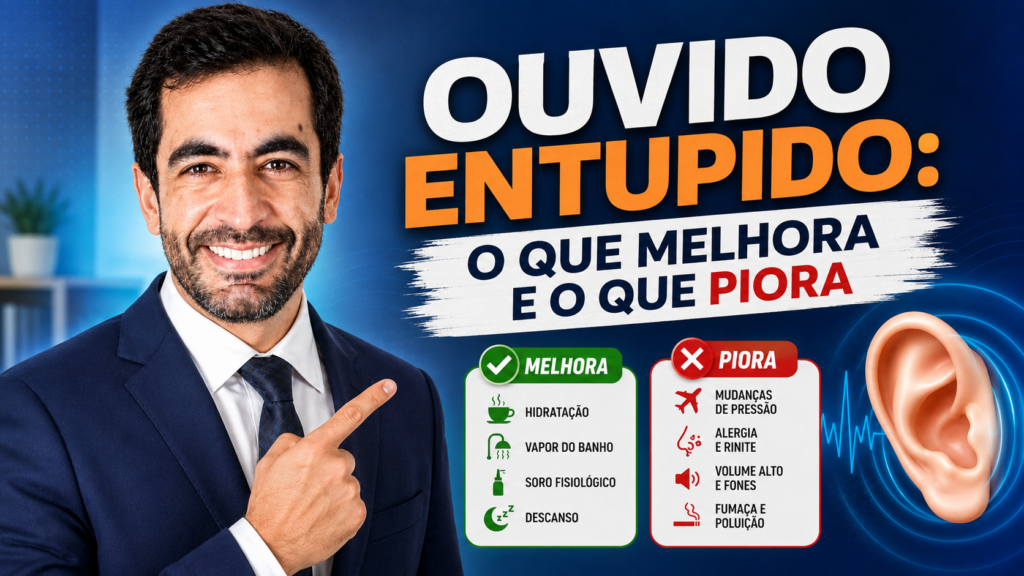 ouvido entupido o que melhora e o que nao melhora