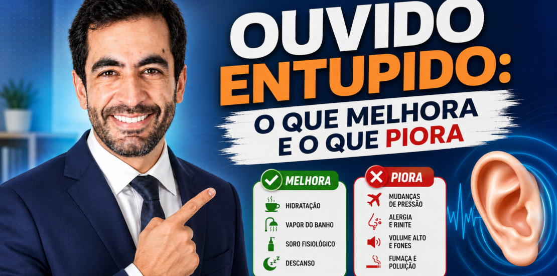 ouvido entupido o que melhora e o que nao melhora